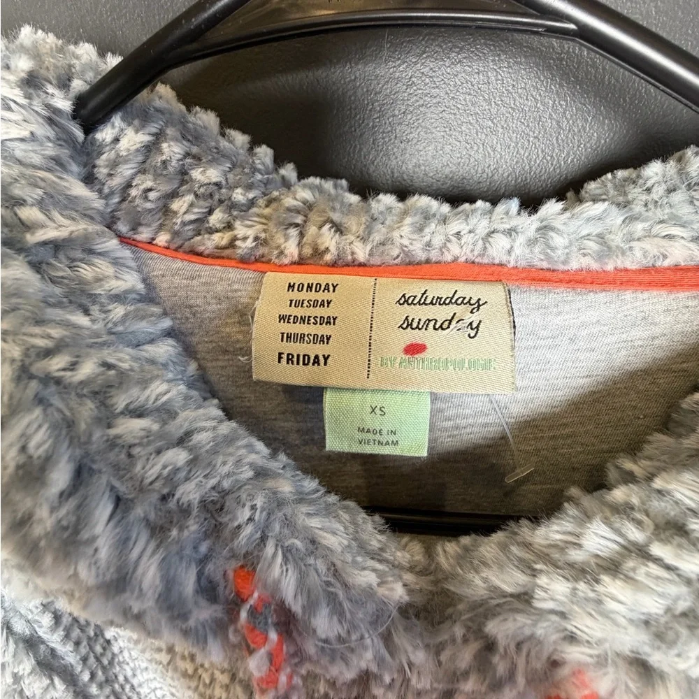 Saturday Sunday forAnthropologie | Chunky Knit Soft Hooded Pullover Sweater | XS - Picture 9 of 10